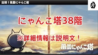 風雲にゃんこ塔 38階 ノーアイテム   【にゃんこ大戦争】