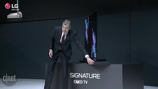 CNET News - LG debuts ultra-slim 2.57mm OLED TV