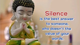 Amazing Buddha quotes On Silence | Peace Of Mind | Buddha Silence quotes | @wordsofwisdomstories