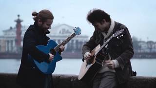 Andrey Dobrovolskiy feat. Evgeniy Lamba.  Mannerheim' Street' Blues. Slide Guitar.