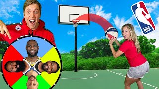 PICK YOUR NBA PLAYER TRICKSHOT H.O.R.S.E.! *LeBron James, Stephen Curry, Kyrie Irving*