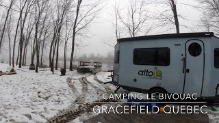 Camping at le Bivouac In Gracefield Québec