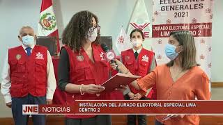 ENTREVISTA MARIA DEL CARMEN GALLARDO NEYRA   JURADO ELECTORAL ESPECIAL LIMA CENTRO 2