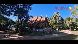 Pai.thailand#พระโบสถวัดศรีดอนชัย#วัดเเรกอำเภอปายจังหวัดแม่ฮ่องสอน