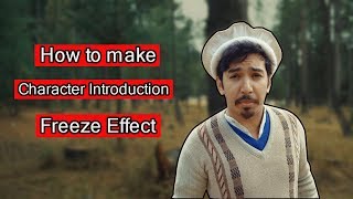 Character introduction Freeze effect (Snatch style) - Premiere Pro tutorial