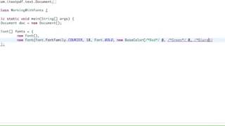 JAVA Programming Tutorial PDF with Java 04 Fonts