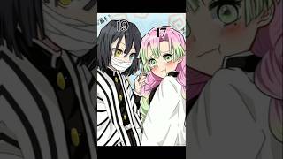 Mitsuri x Obanai❤️ 2 year gap love story ❤️ #shortvideo #demonslayer #mitsuri #obanai