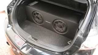 Morel Ultimo SC, Monster Enclosure in MazdaSpeed