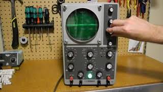 The Heathkit IO-12 5 Laboratory Oscilloscope