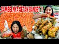 NGGAK BAHAYA TAH??!! LANGSUNG MUKBANG SAMBAL SETAN SETELAH OPERASI PENGANGKATAN IMPLAN PAYUDARA!!