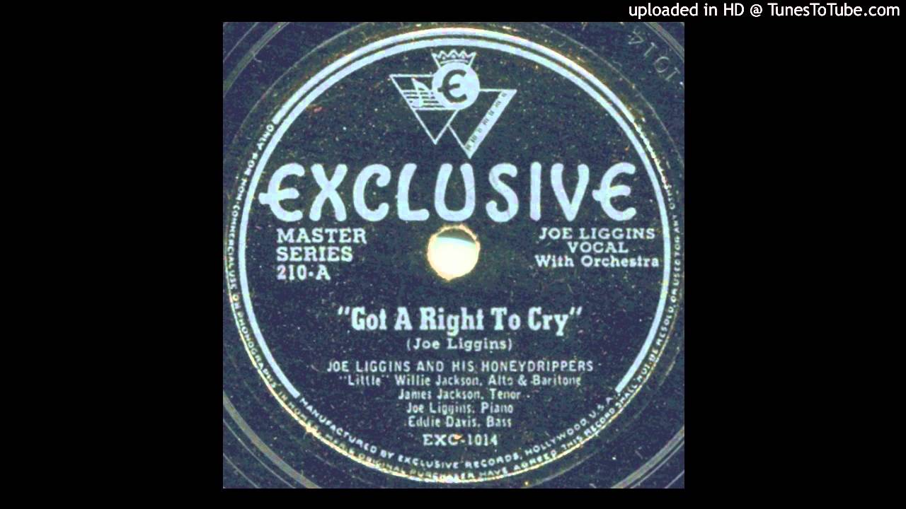 Joe Liggins / Got A Right To Cry - YouTube