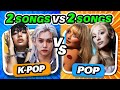 KPOP vs POP : 2 SONGS vs 2 SONGS ✨ Save One, Drop One 🔥 Kpop Quiz 2024