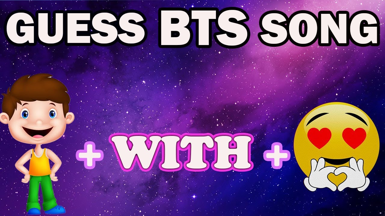 BTS QUIZ - GUESS THE BTS SONGS BY EMOJIS 😃 - PART 1 - ARMY QUIZ - YouTube