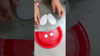 Paper Plate Craft for kids | kids craft | paper craft #shortsvideo #craftideas