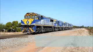 Sydney Rail Services RailFirst EL, GL and VL to Islington, S Aust looked \u0026 sounded amazing  Mallala