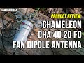 Chameleon Fan Dipole Antenna Review: CHA 40 20 FD - Ham Radio Q&A