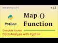Basic Python Tutorial - 13 ... Map Function in Python || Example | map(function, sequence/values)