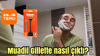 Temu’dan muadil Gillette Fusion sipariş verdim. 3te1 fiyatına.