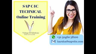 SAP C4C Technical Demo| SAP C4C Technical Online Training