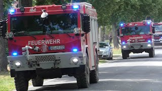 Waldbrand Lieberoser Heide - Einsatzfahrten am 6. Juli 2022