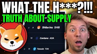 SHIBA INU - WHAT THE HELL HAPPENED WITH TON? TRUTH ABOUT SHIB SUPPLY!