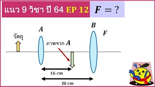 9 วิชาสามัญ ฟิสิกส์ 64 EP.12 | เลนส์เว้า เลนส์นูน แสงและทัศนอุปกรณ์