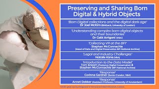 Preserving and Sharing Born Digital and Hybrid Objects Webinar