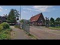 spoorwegovergang doetinchem dutch railroad crossing