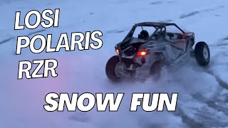 LOSI Polaris RZR In The SNOW