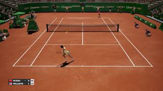 Qiang Wang vs Venus Williams - AO International Tennis PS4 Gameplay