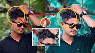 Autodesk sketchbook hair cutting step by step // hair style change photo editing
