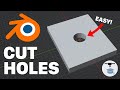 How to: Cut Holes in STL Models for 3D printing Using Blender