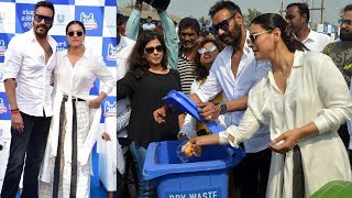 Ajay Devgn \u0026 Kajol PLEDGE To Beat Plastic Pollution At #PlasticBanegaFantastic Event