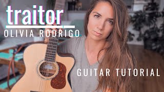 traitor - Olivia Rodrigo | Guitar Tutorial