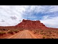 valley of the gods utah scenic drive west to east 4k driving adventure