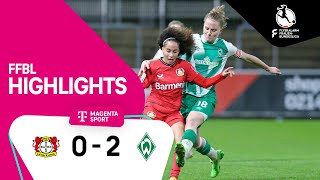 Bayer 04 Leverkusen - SV Werder Bremen | Highlights FLYERALARM Frauen-Bundesliga 22/23