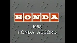 1988 Honda Accord - Honda Canada