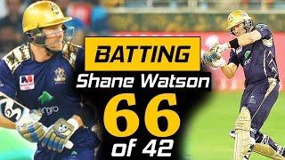Shane Watson Superb Batting 66 runs in PSL | Quetta Gladiators vs Lahore Qalandars | HBL PSL | M1O1
