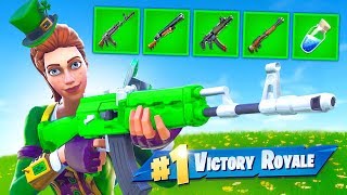 Fortnite but *ONLY* Green Items!