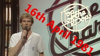 Top of the Pops Chart Rundown - 16th April 1981 (Peter Powell)