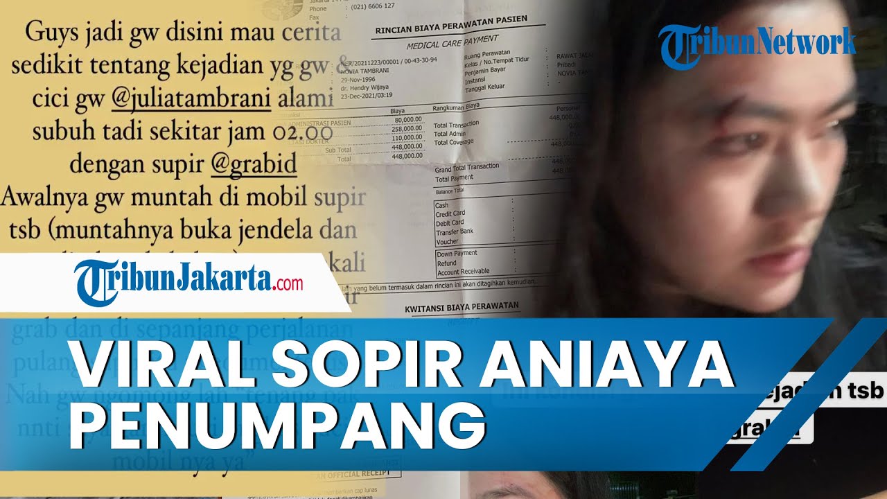 Viral Cerita Wanita Diduga Jadi Korban Penganiayaan Sopir Taksi Online ...