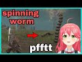 Sakura Miko Can't Stop Laughing At Weird Spinning Worm | Elden Ring [Hololive/Eng Sub]