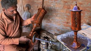 Ingenious Carpenter Make Wooden Floor Lamp in Interesting Way | Woodworking Ideas | DIY Woodworking