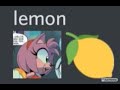 Amy Rose eats a Lemon and Dies