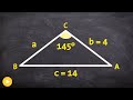 How to use the law of sines given one angle and two sides - One Triangle