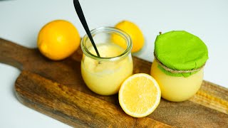 Lemon Curd Rezept Zitronencreme Zitronenmarmelade selber machen nicht zu sauer