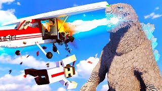 Crashing PLANES Into Godzilla - Teardown Mods Gameplay