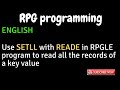 IBM i, AS400 Tutorial, iSeries, System i - Use SETLL-READE in RPGLE program to read all key records