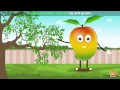 mango fruit rhyme for children mango cartoon fruits song for kids