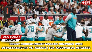 Grant DuBose Injury Update: Dolphins WR's Devastating Hit vs. Texans | Tua Tagovailoa Reflects